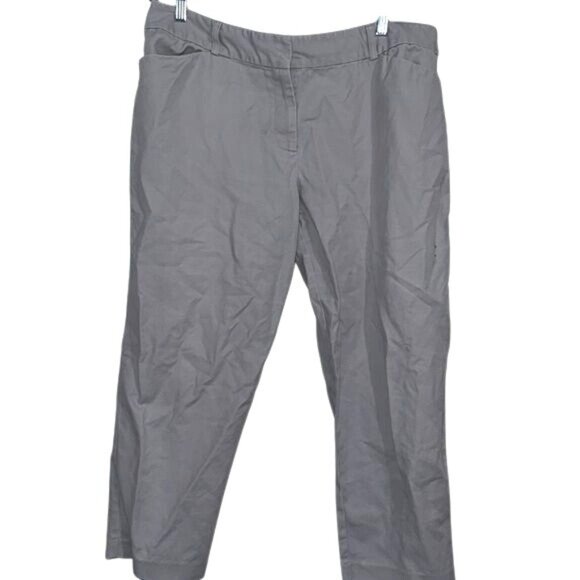 Liz Claiborne Career Emma Classic Pants Size 16 Gray - Picture 1 of 7